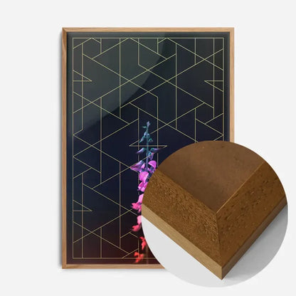 21x30cm | 8¼ x 11¾in / Oak Wood Frame