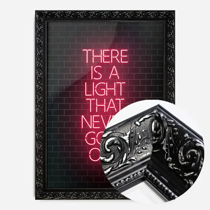21x30cm | 8¼ x 11¾in / Black Ornate Frame