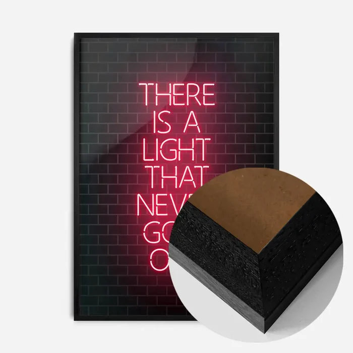 21x30cm | 8¼ x 11¾in / Black Wood Frame