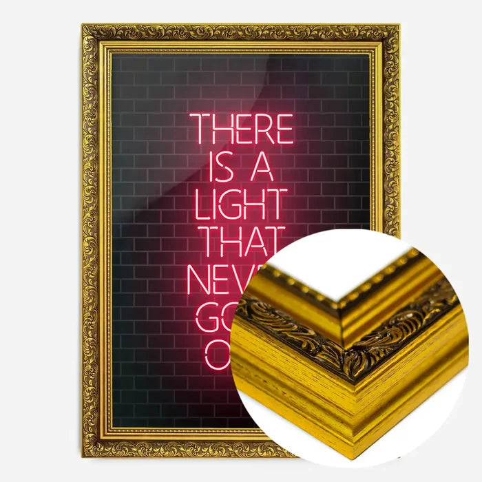 21x30cm | 8¼ x 11¾in / Gold Ornate Frame