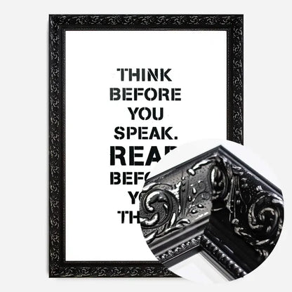 21x30cm | 8¼ x 11¾in / Black Ornate Frame