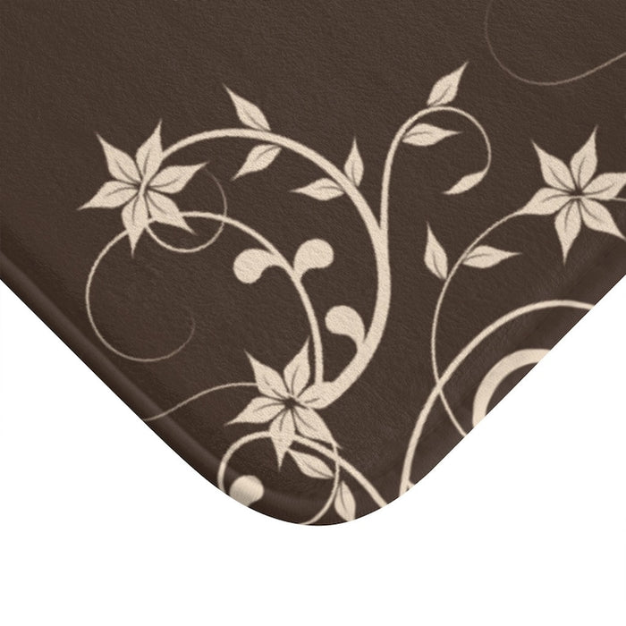 "This Kitchen is Seasoned with Love" Kitchen Floor Mat | Brown - MAT73
