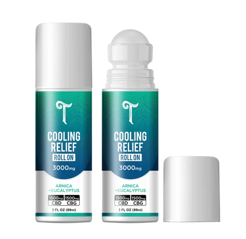 Tillmans Tranquils - CBD/CBG 3000mg Cooling Relief Roll On – Arnica & Eucalyptus