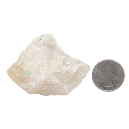 Tourmaline - Green in Quartz w/ Kunzite
