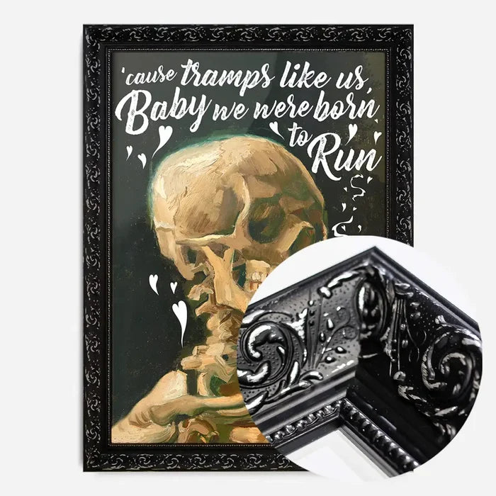 21x30cm | 8¼ x 11¾in / Black Ornate Frame