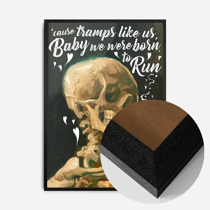 21x30cm | 8¼ x 11¾in / Black Wood Frame