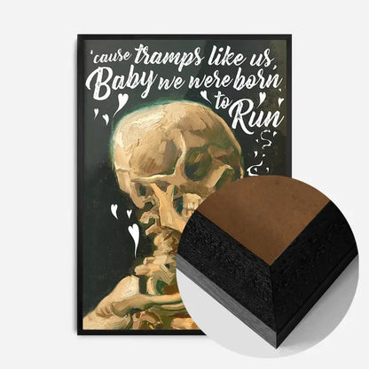 21x30cm | 8¼ x 11¾in / Black Wood Frame