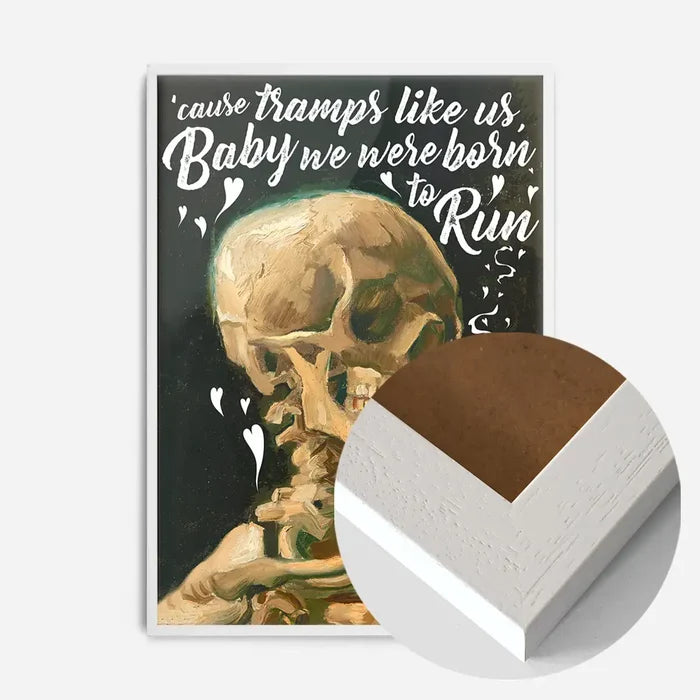 21x30cm | 8¼ x 11¾in / White Wood Frame