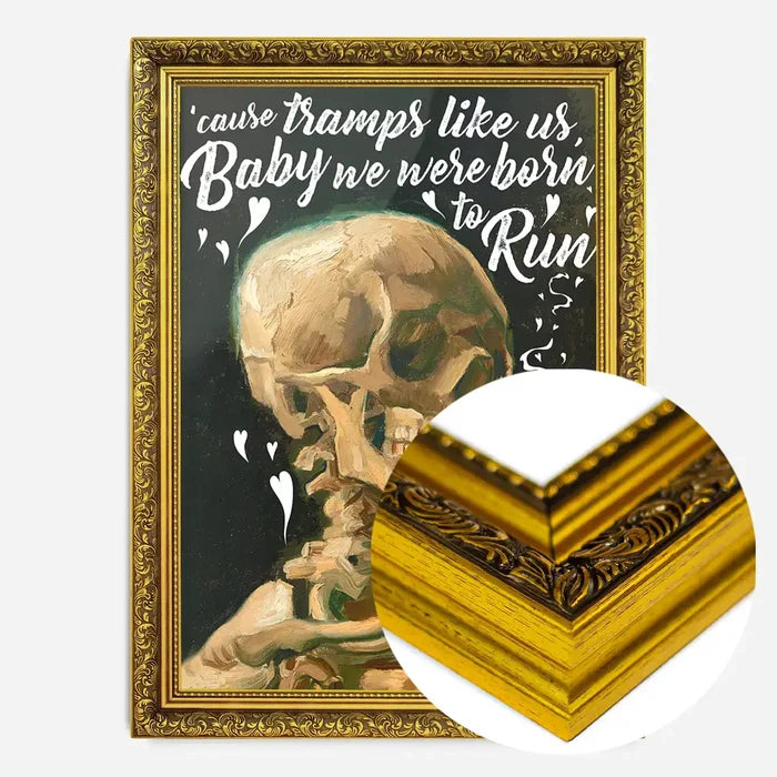 21x30cm | 8¼ x 11¾in / Gold Ornate Frame