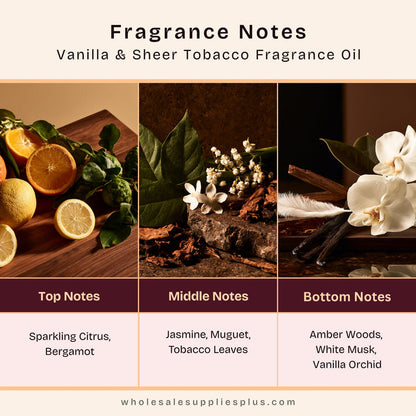 Vanilla & Sheer Tobacco Fragrance Oil 1008
