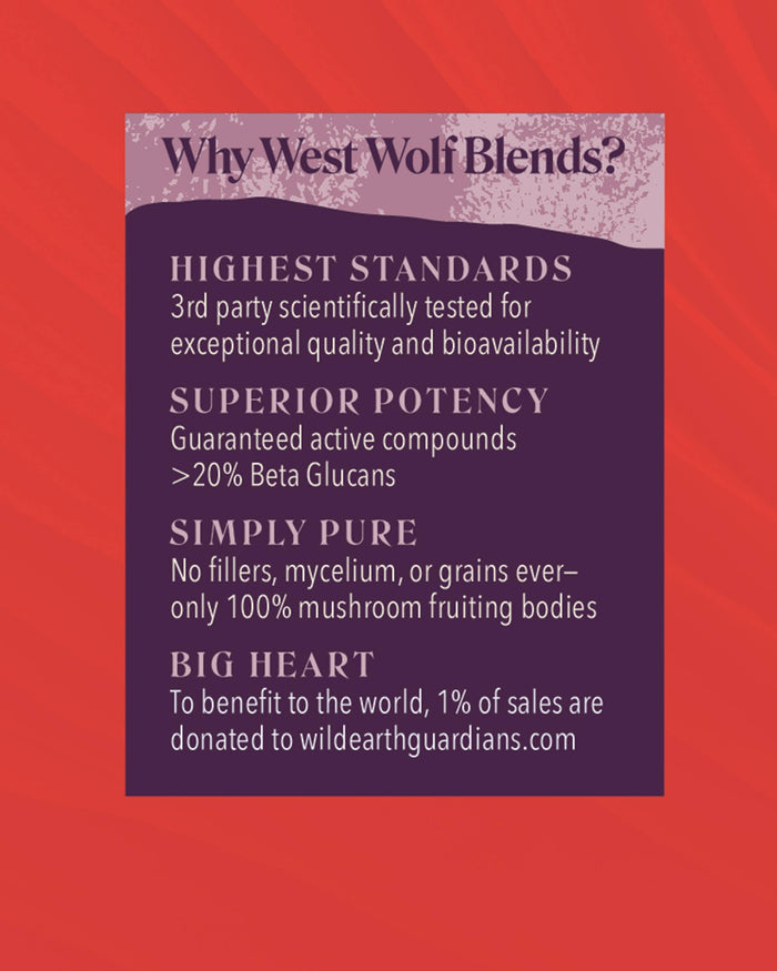 West Wolf Medicinals - Sexual Vitality | Love & Desire | Mushroom Extracts & Herbs