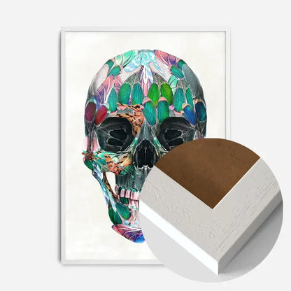 21x30cm | 8¼ x 11¾in / White Wood Frame