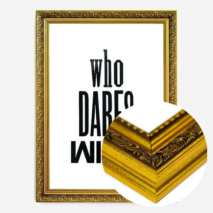 21x30cm | 8¼ x 11¾in / Gold Ornate Frame