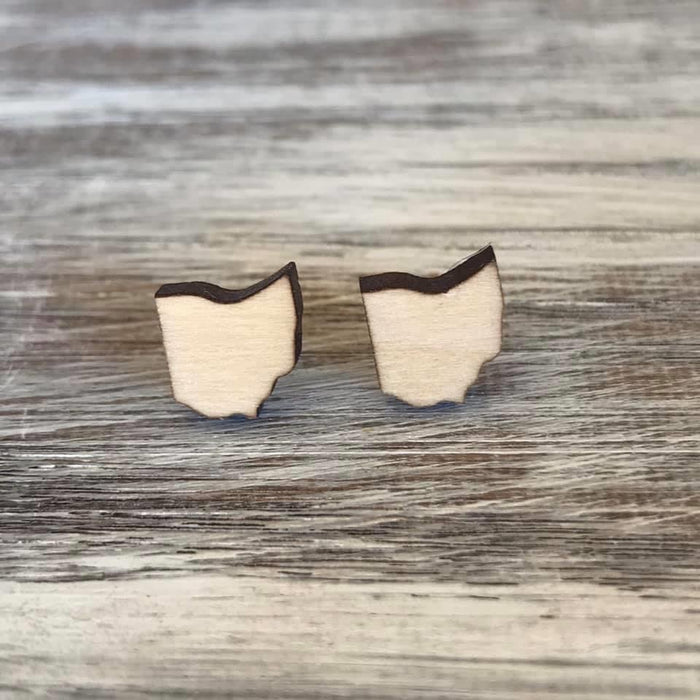 Wholesale Ohio wood earrings for Meegan - Lasting Impressions CT