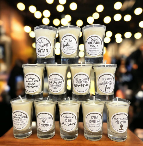 WHOLESALE | Set of 12 | Sweary 1.5 oz Candle Shots