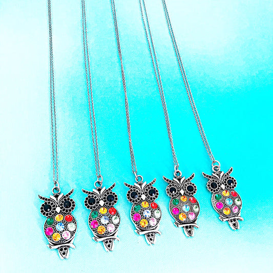 WHOLESALE Owl Necklaces - Lasting Impressions CT