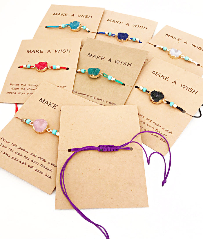 WHOLESALE Lot of 8 Make A Wish Bracelets - Lasting Impressions CT