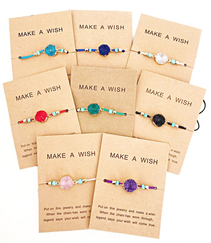 WHOLESALE Lot of 8 Make A Wish Bracelets - Lasting Impressions CT