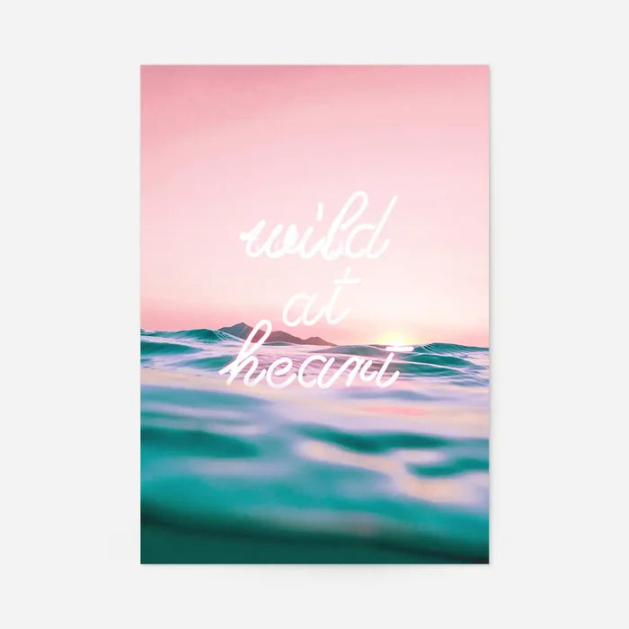 Wild At Heart Neon Print