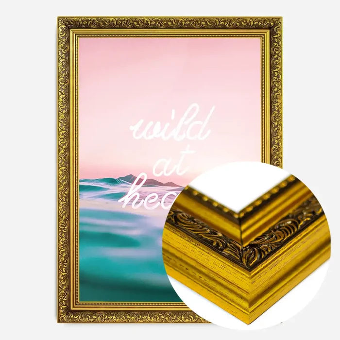 21x30cm | 8¼ x 11¾in / Gold Ornate Frame