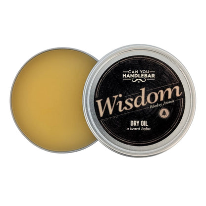 Wisdom Dry Oil: Bright and Woodsy Beard Balm