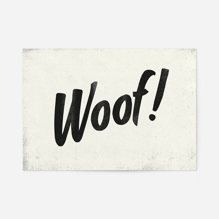 Woof Animal Noises Print