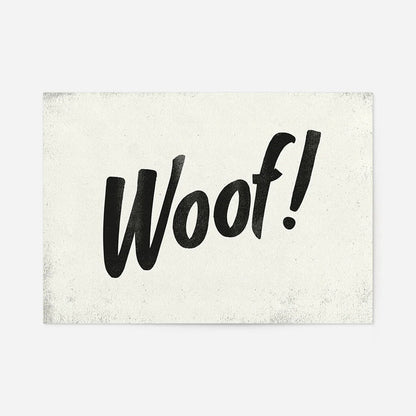 Woof Animal Noises Print