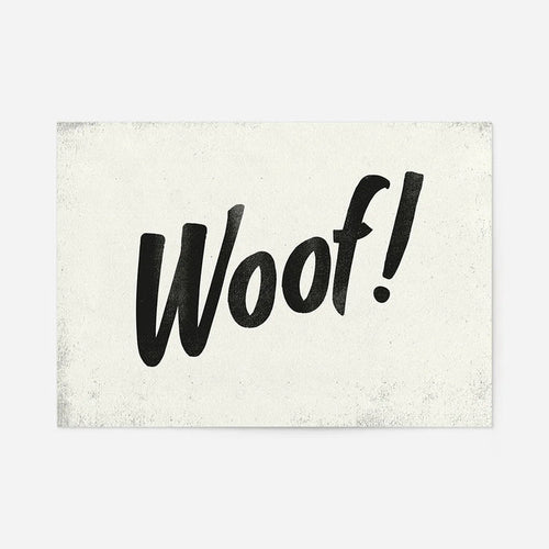 Woof Animal Noises Print