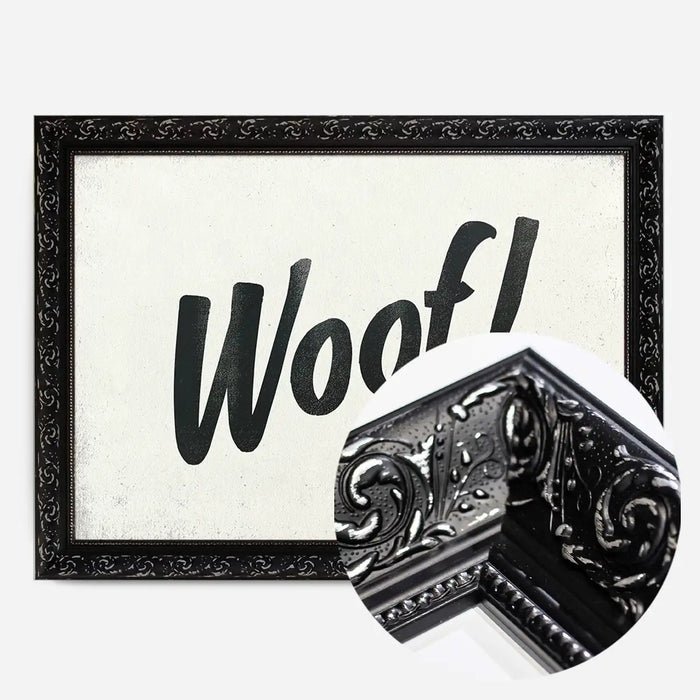 21x30cm | 8¼ x 11¾in / Black Ornate Frame