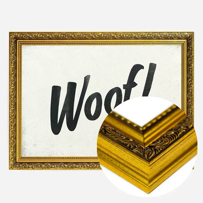 21x30cm | 8¼ x 11¾in / Gold Ornate Frame