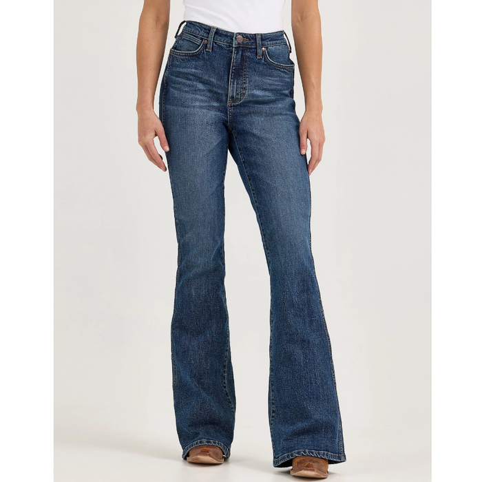 Wrangler Retro Women's Bailey High Rise Flare Jean in Hannah