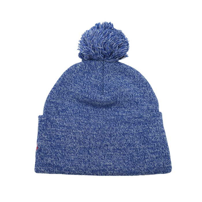 Youth New Era Buffalo Bills Blue & White Knit Pom