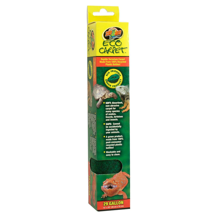 Zoo Med Eco Carpet 20L/29 Gallon Green:Jungle Bob's Reptile World